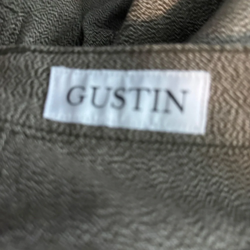 Gustin Men's Slim Straight Jeans - Olive Green Tagged 36x38 Actual 35x38